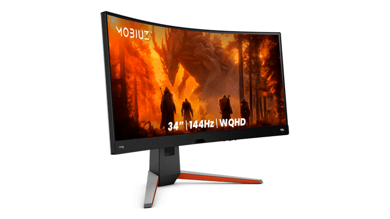 Monitor Gamer Curvo Mobiuz EX3410R WQHD Freesync 144hz 34