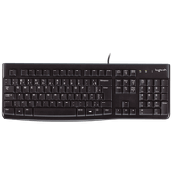 Teclado com fio USB Logitech K120 Cinza